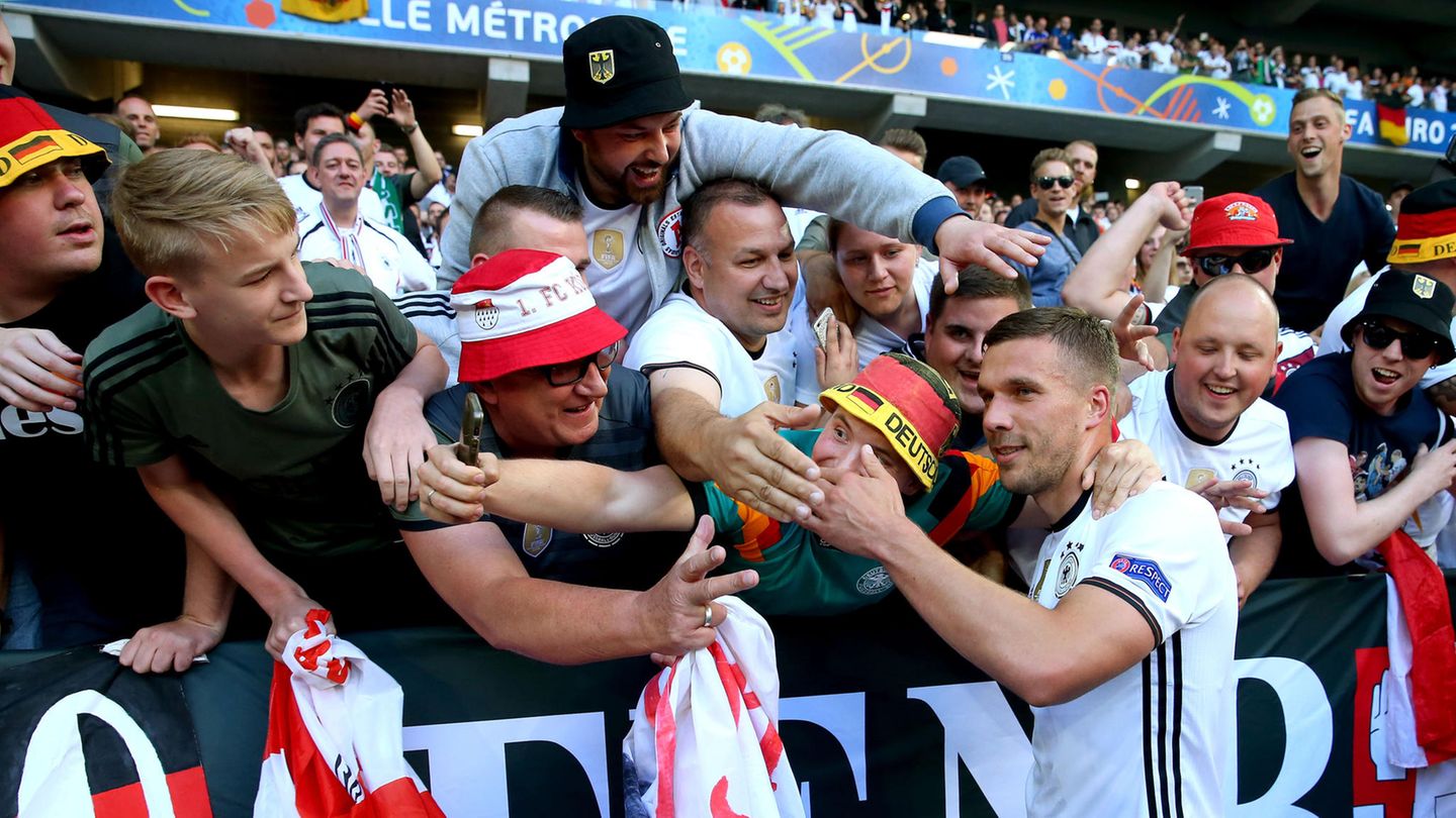Lukas Podolski bei der EM 2016
