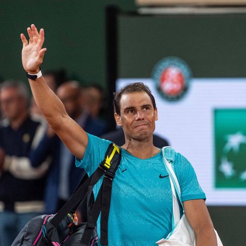 Rafael Nadal winkt zum Abschied