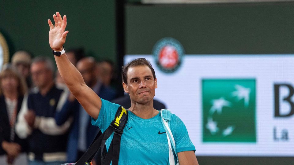 Rafael Nadal winkt zum Abschied