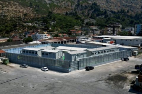 Das geplante italienische Asyllager im albanischen Hafen Shengjin