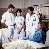 Sascha Hehn 1987 als Dr. Udo Brinkmann in der ZDF-Serie "Die Schwarzwaldklinik"