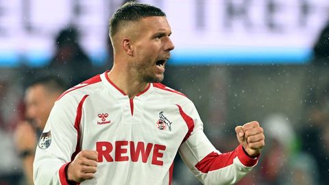 Ein letztes Mal im FC-Trikot: Lukas Podolski