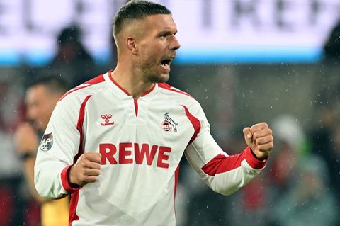 Ein letztes Mal im FC-Trikot: Lukas Podolski