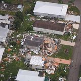 Von Tornados zerstörte Stadtteile in Fort Pierce
