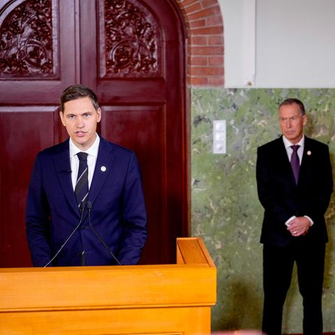 Der Vorsitzende des Nobelkomitees, Jørgen Watne Frydnes