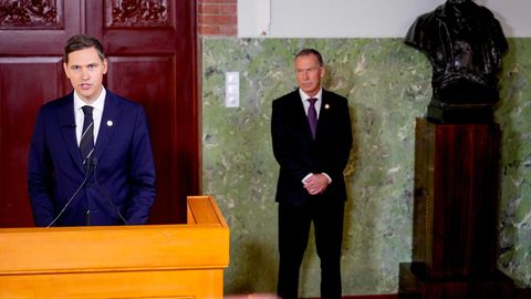 Der Vorsitzende des Nobelkomitees, Jørgen Watne Frydnes