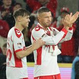 Lukas Podolski und sein Sohn