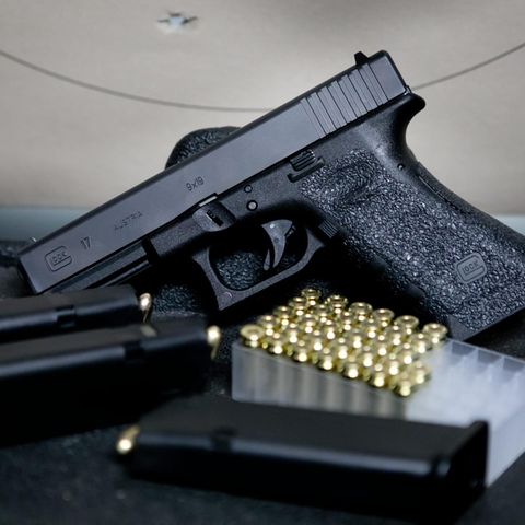 Auffällig ist der Polymerrahmen der Glock 17