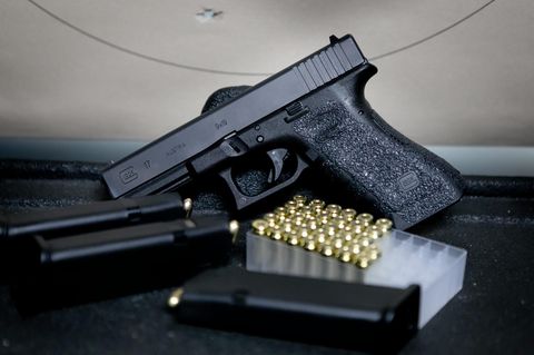 Auffällig ist der Polymerrahmen der Glock 17