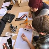 Forscherinnen bei der letzten Grabungskampagne