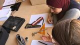 Forscherinnen bei der letzten Grabungskampagne