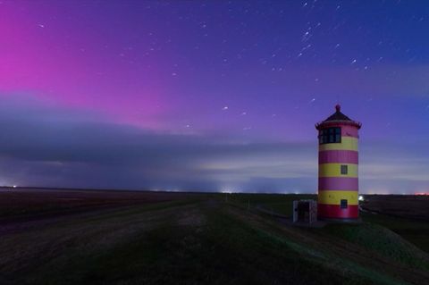 Seltenes Naturschauspiel: Polarlichter tanzen am Himmel über Deutschland