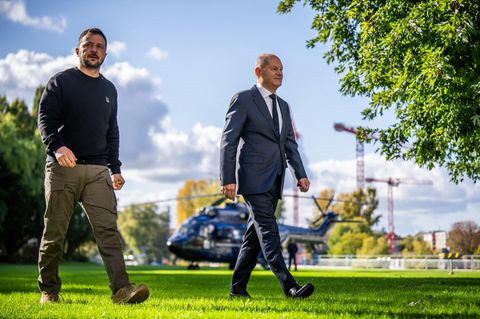 Scholz Ukraine Präsident Selenskyj