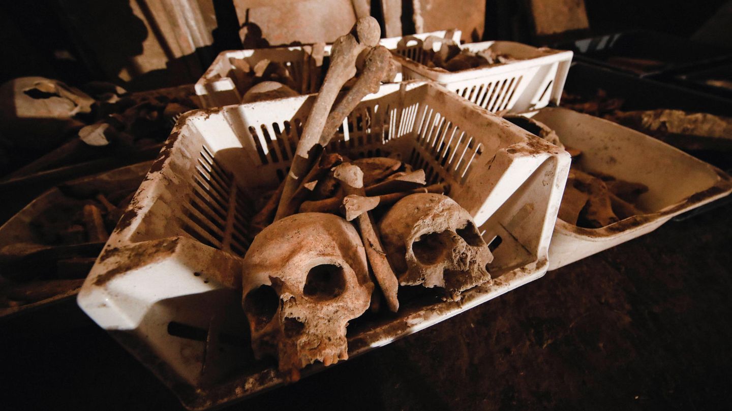 Archäologie: Funde von menschlichen Schädel