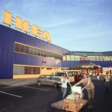 Ikea in den 90er-Jahren in Essen: jetzt ein blauer Klotz, kein gelber mehr