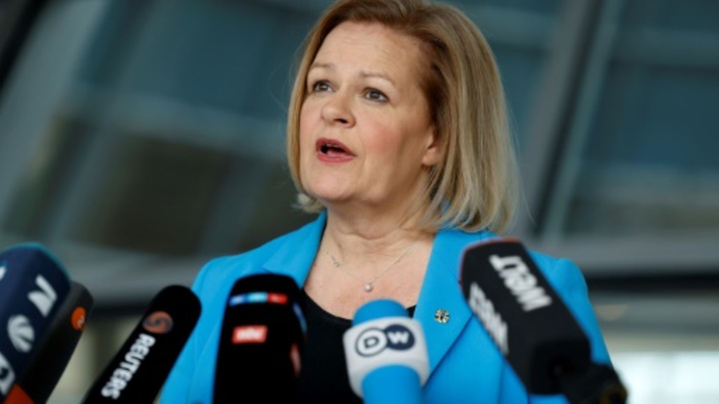 Bundesinnenministerin Nancy Faeser (SPD)