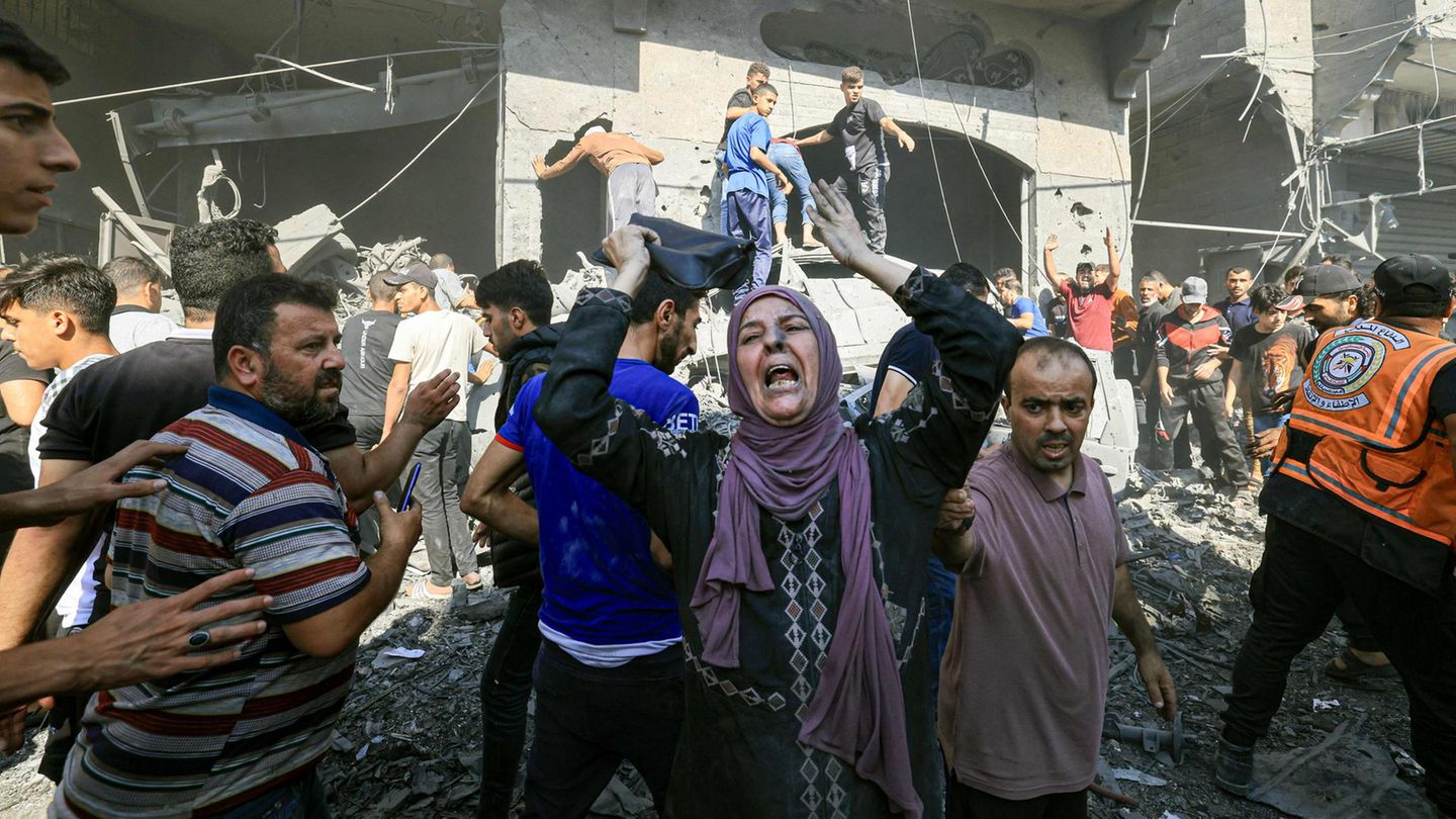 Bild von AFP-Fotograf Mahmud Hams aus dem Gazastreifen
