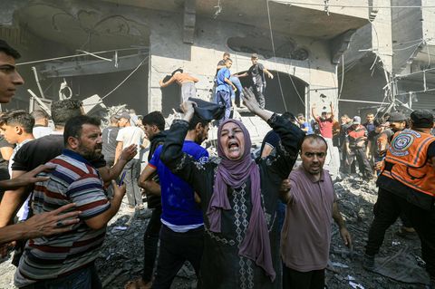 Bild von AFP-Fotograf Mahmud Hams aus dem Gazastreifen