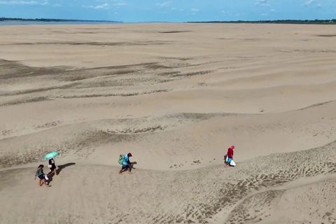 Teile des Amazonas gleichen einer Wüste