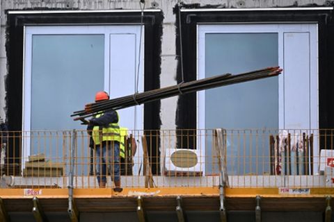Bauarbeiter in Berlin