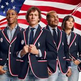 US-Sportler in Olympia-Anzügen von Ralph Lauren