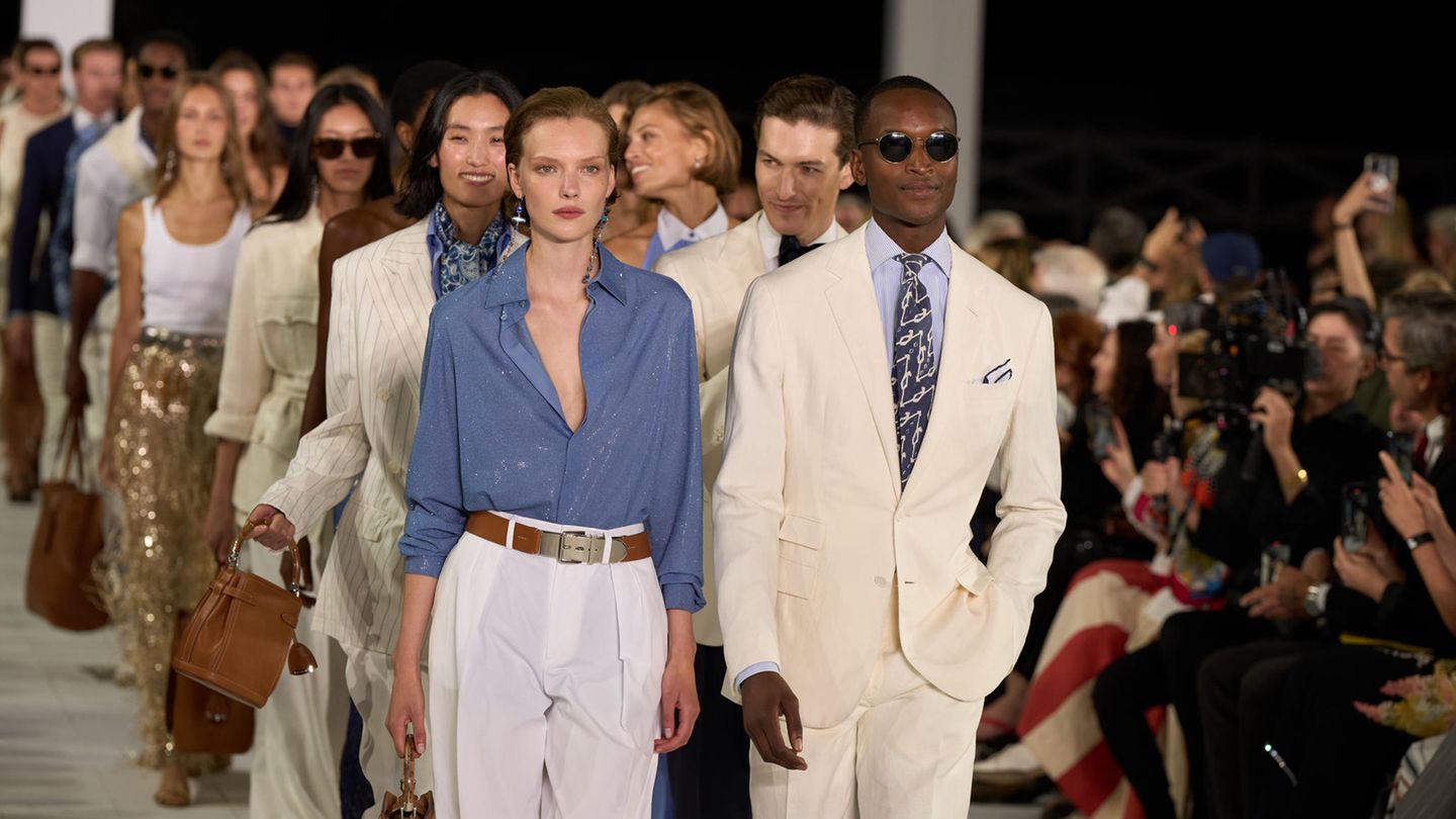 Models auf dem Laufsteg von Ralph Lauren