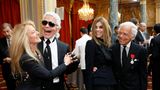 Ricky Lauren, Karl Lagerfeld, Carine Roitfeld und Ralph Lauren in Paris