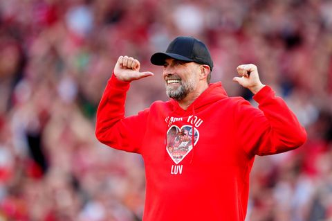 Jürgen Kloppp bei seinem letzten Spiel in der Premier League