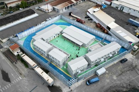 Umstrittenes Migrationszzentrum in Shëngjin