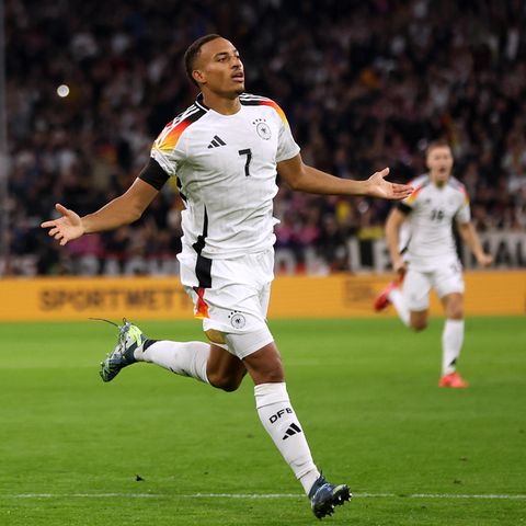 Jamie Leweling feierte sein Debüt in der Nationalmannschaft