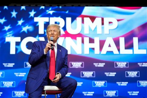 Donald Trump beim Bürgerdialog in Pennsylvania