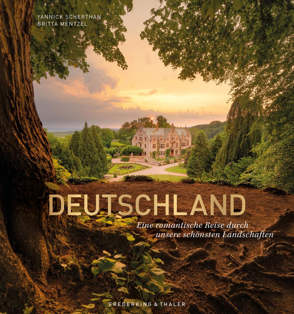 Reise: "Deutschland. Eine romantische Reise durch unsere schönsten Landschaften" mit Fotos von Yannick Scherthan und Texten von Britta Mentzel, erschienen im März 2024 bei Federking & Thaler ( 192 Seiten, 45 Euro) "Deutschland. Eine romantische Reise durch unsere schönsten Landschaften" mit Fotos von Yannick Scherthan und Texten von Britta Mentzel, erschienen im März 2024 bei Federking & Thaler ( 192 Seiten, 45 Euro)