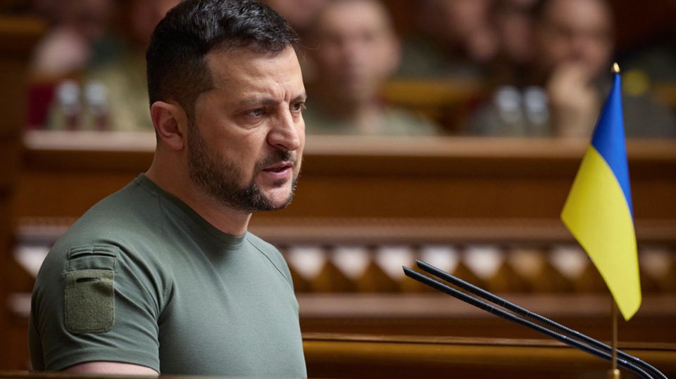 Wolodymyr Selenskyj, der Präsident der Ukraine