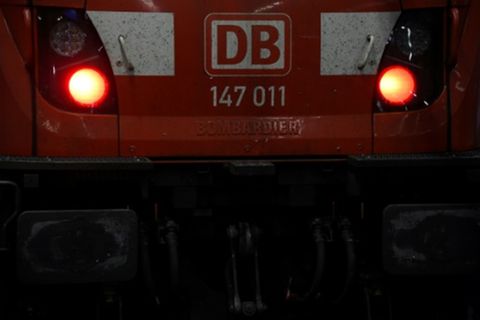 Lokomotive eines Regionalzugs