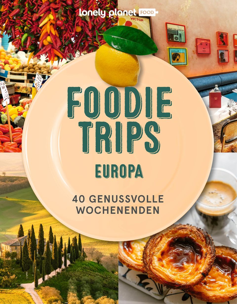 Mehr Essens-Trips trips on Lonley Planets "Foodie Trips Europe. 40 genera Wochenenden". 264 Seiten. 24.95 euros.