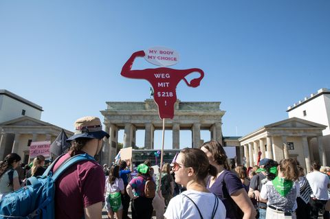 Demo im September 2024 in Berlin: zum Thema Abtreibung und Paragraf 218