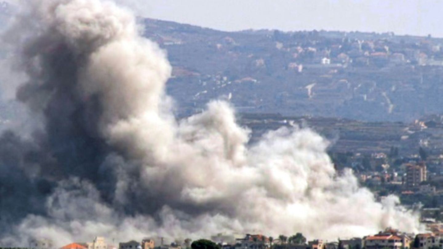 Rauch nach israelischem Luftangriff im Südlibanon