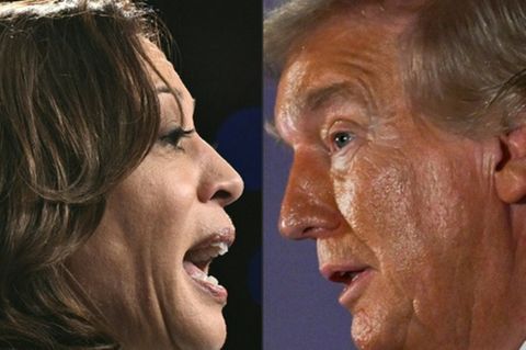Kamala Harris und Donald Trump