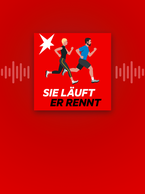 Podcastkachel Sie läuft. Er rennt.