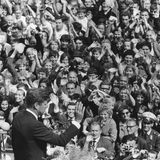 John F. Kennedy im Jahr 1963 bei seinem Besuch in Berlin