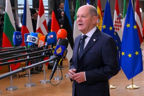 Scholz beim EU-Gipfel in Brüssel