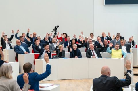 Blick in Brandenburger Landtag