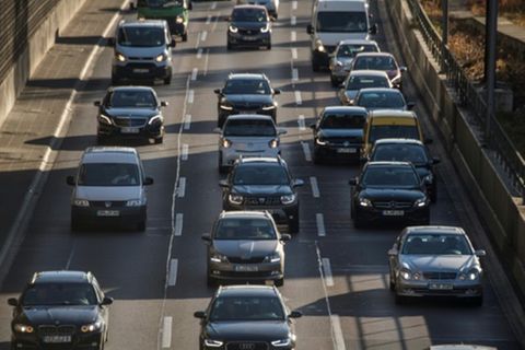 Verkehr auf deutscher Autobahn