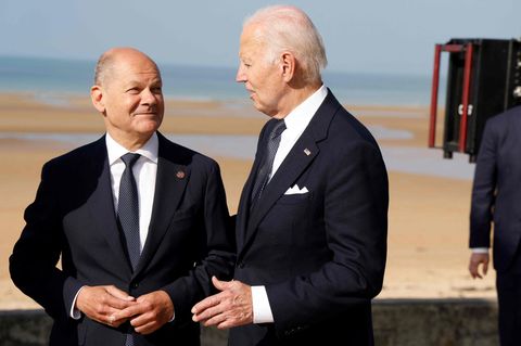 Olaf SCholz und Joe Biden