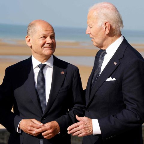 Olaf SCholz und Joe Biden
