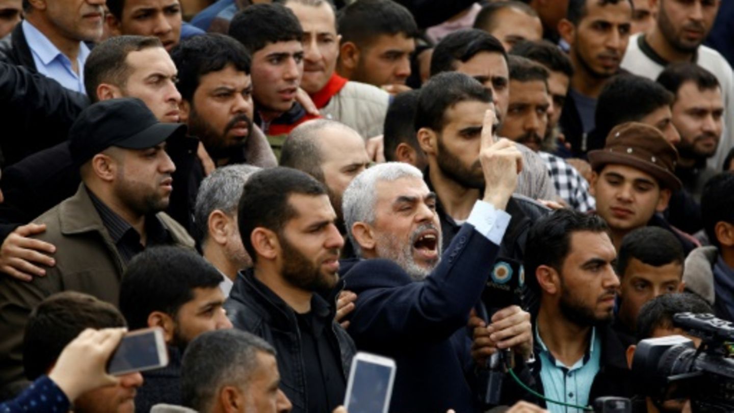 Hamas-Chef Jahja Sinwar im März 2018 in Dschabalija