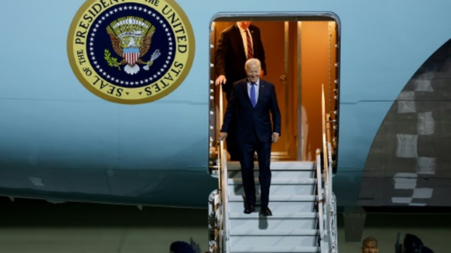 US-Präsident Joe Biden am Berliner Flughafen
