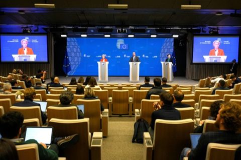 EU-Spitzen bei Abschluss-Pressekonferenz