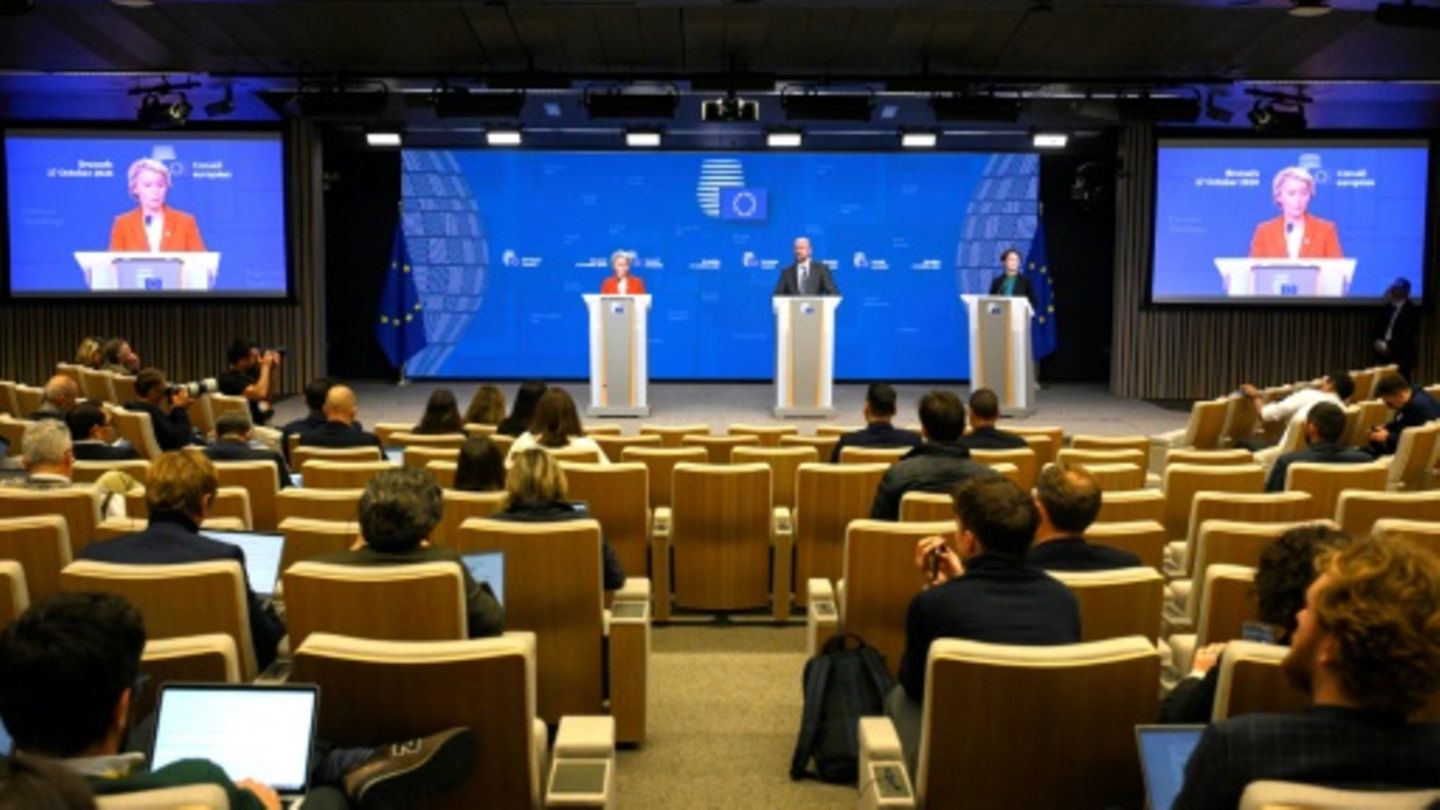 EU-Spitzen bei Abschluss-Pressekonferenz