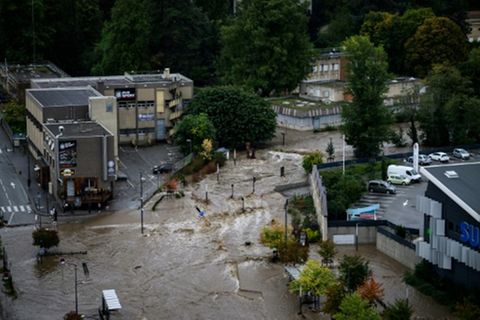 Überschwemmung in Frankreich